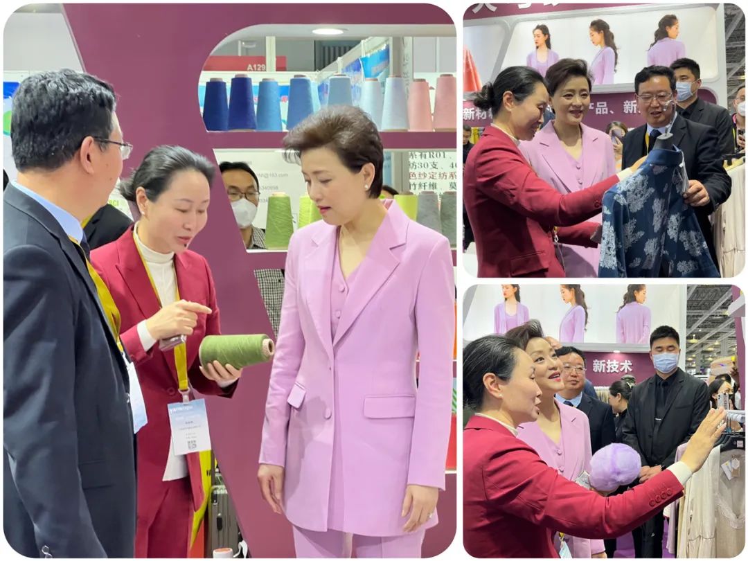 春潮澎湃季 时尚看过来｜青岛天马色纺惊艳亮相上海国际会展中心(图4)